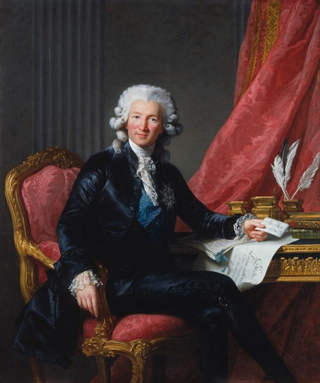 Elisabeth LouiseVigee Lebrun Charles-Alexandre de Calonne (mk25)